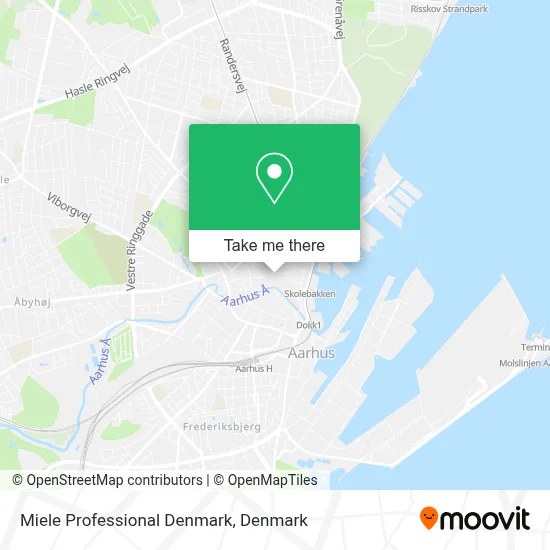 Miele Professional Denmark map
