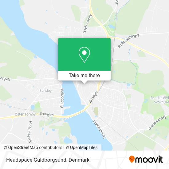 Headspace Guldborgsund map