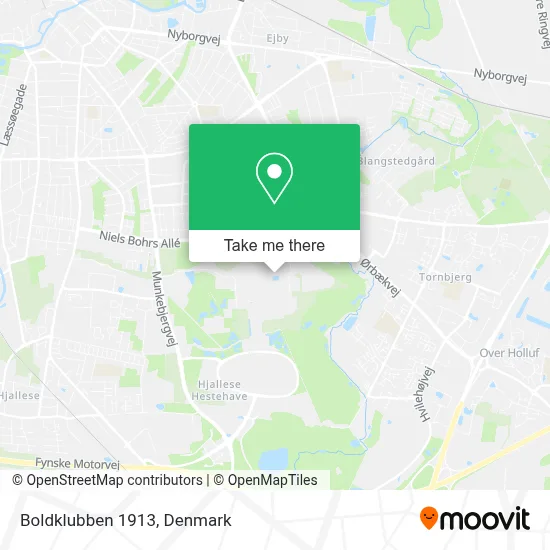 Boldklubben 1913 map