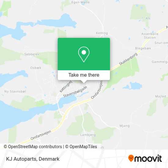 Kj Autoparts map