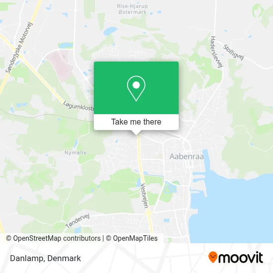 Danlamp map