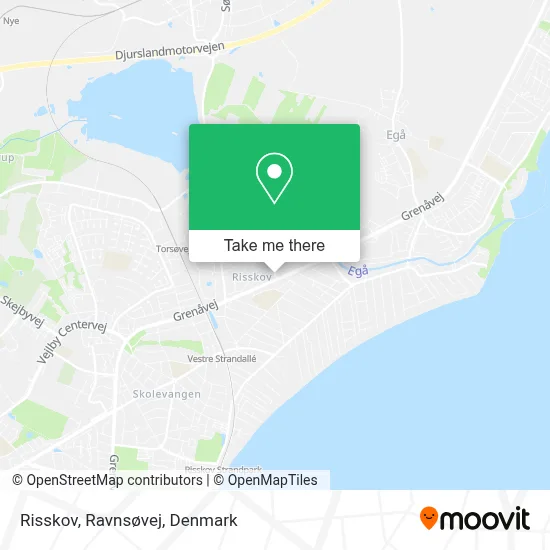 Risskov, Ravnsøvej map