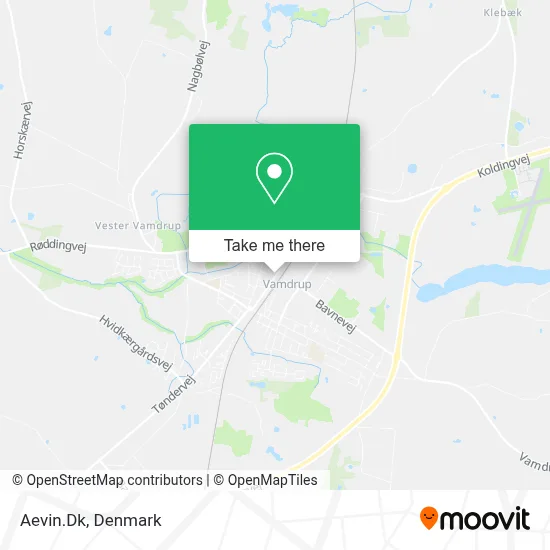 Aevin.Dk map