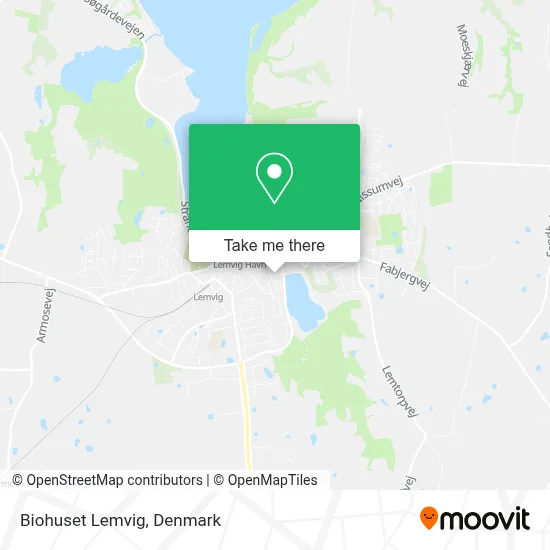 Biohuset Lemvig map