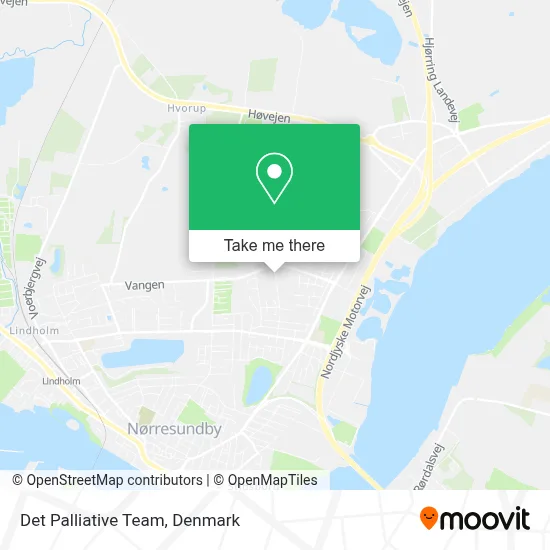 Det Palliative Team map