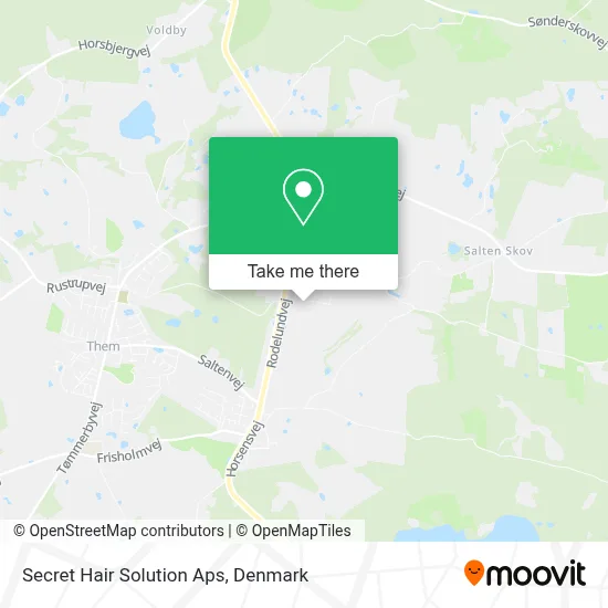 Secret Hair Solution Aps map