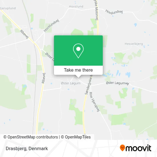 Drasbjerg map
