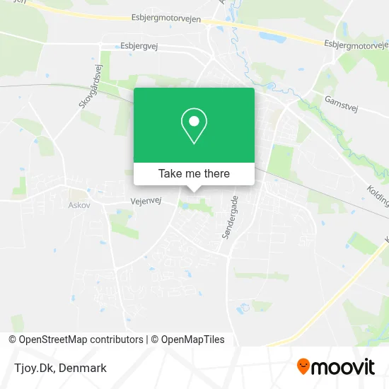 Tjoy.Dk map