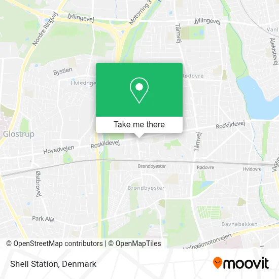 Shell Station map