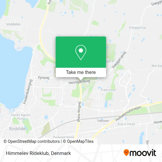Himmelev Rideklub map