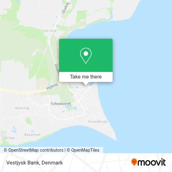 Vestjysk Bank map