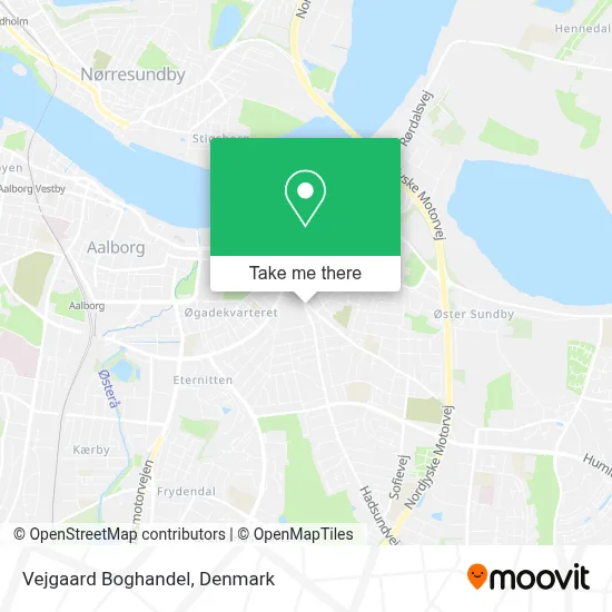 Vejgaard Boghandel map