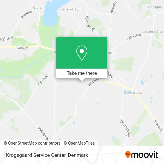 Krogsgaard Service Center map