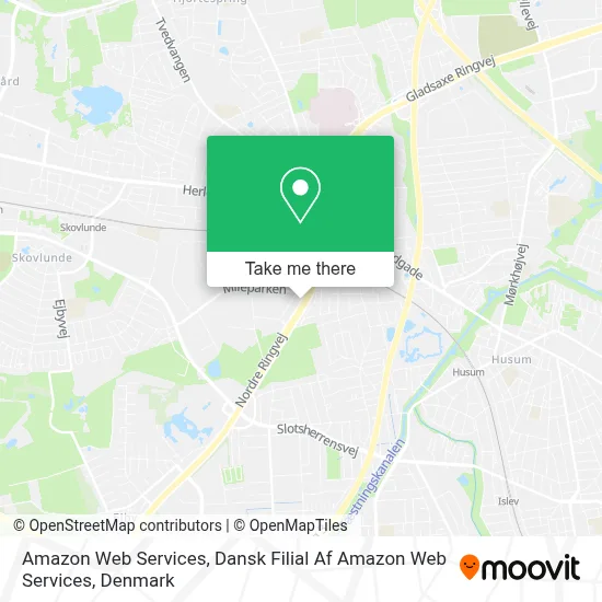 Amazon Web Services, Dansk Filial Af Amazon Web Services map