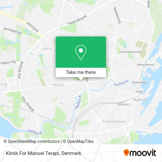Klinik For Manuel Terapi map
