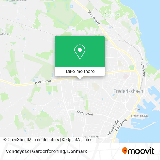 Vendsyssel Garderforening map