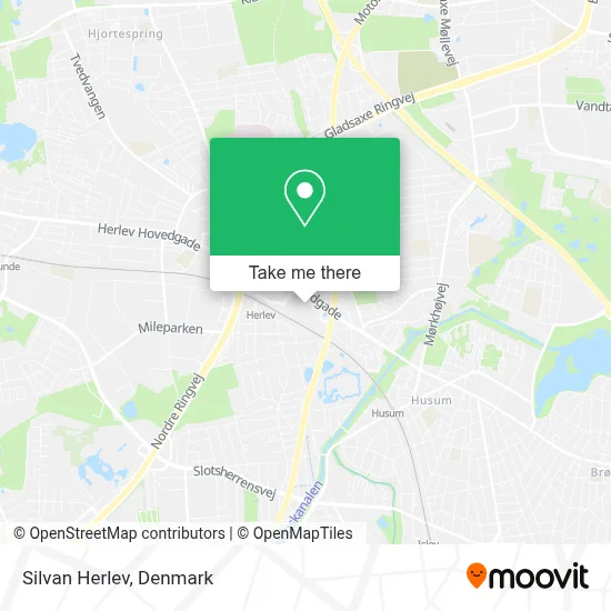 Silvan Herlev map