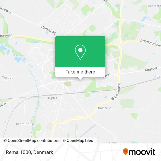 Rema 1000 map