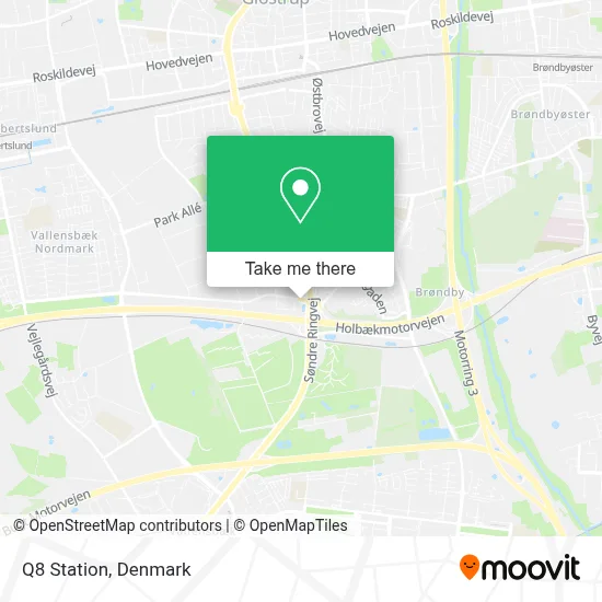Q8 Station map