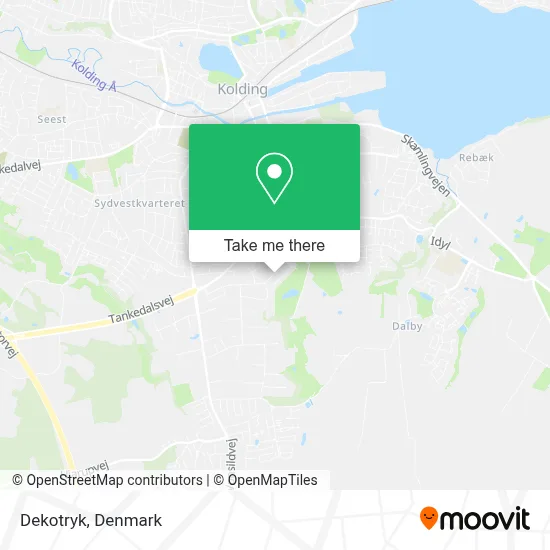 Dekotryk map