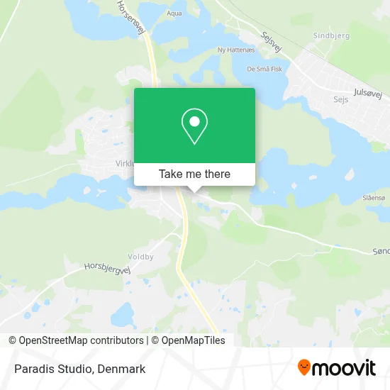 Paradis Studio map