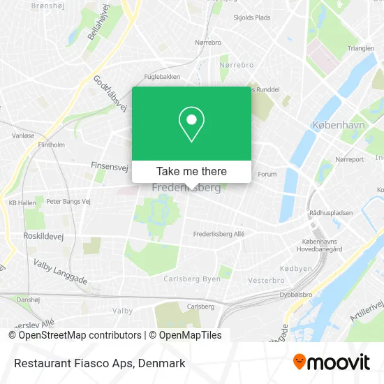Restaurant Fiasco Aps map