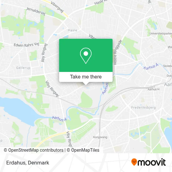 Erdahus map
