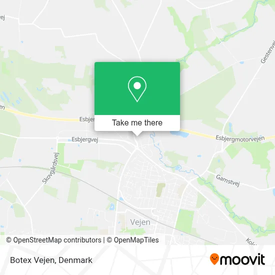 Botex Vejen map