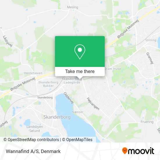Wannafind A/S map