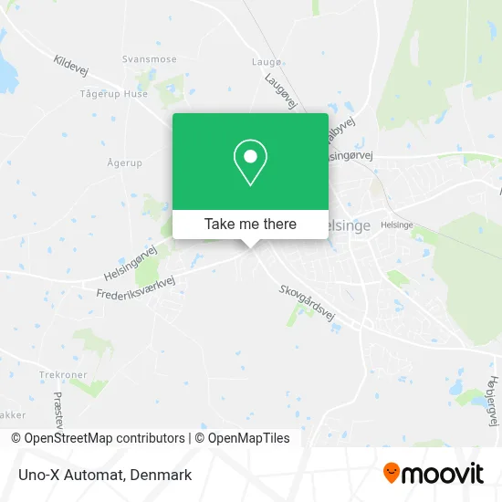 Uno-X Automat map
