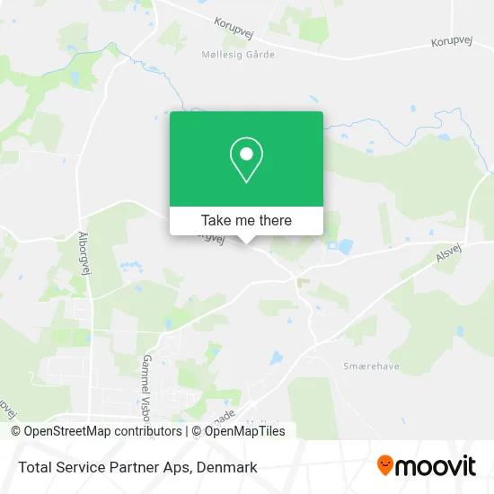 Total Service Partner Aps map