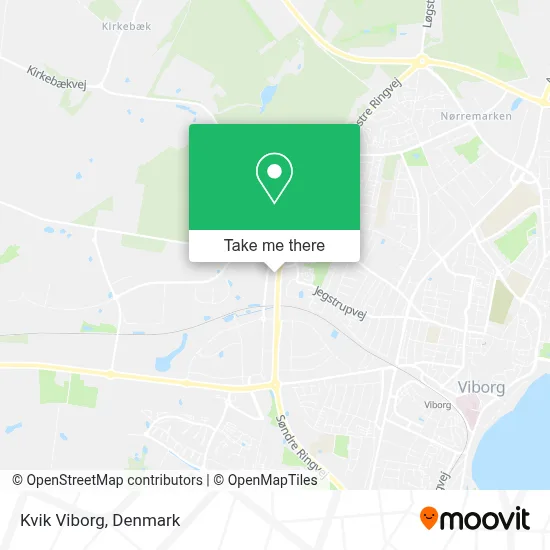 Kvik Viborg map