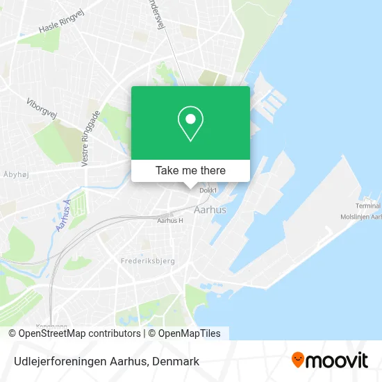 Udlejerforeningen Aarhus map