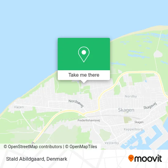 Stald Abildgaard map