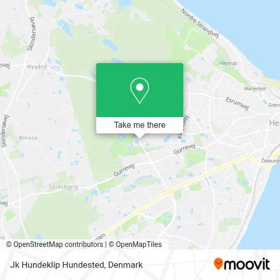 Jk Hundeklip Hundested map