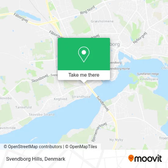 Svendborg Hills map