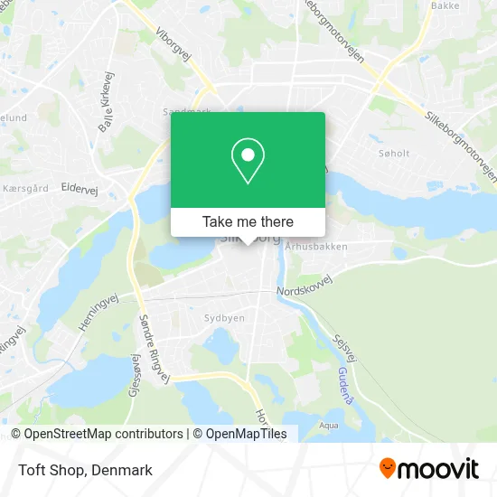 Toft Shop map