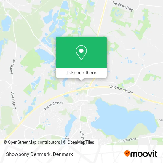 Showpony Denmark map