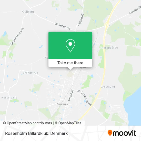 Rosenholm Billardklub map