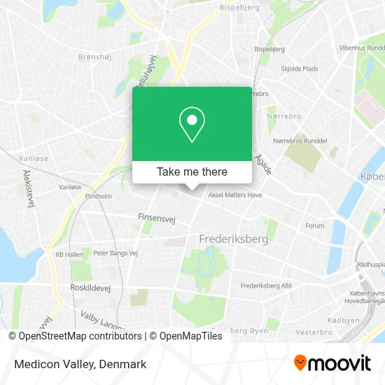 Medicon Valley map