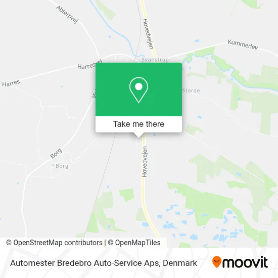 Automester Bredebro Auto-Service Aps map