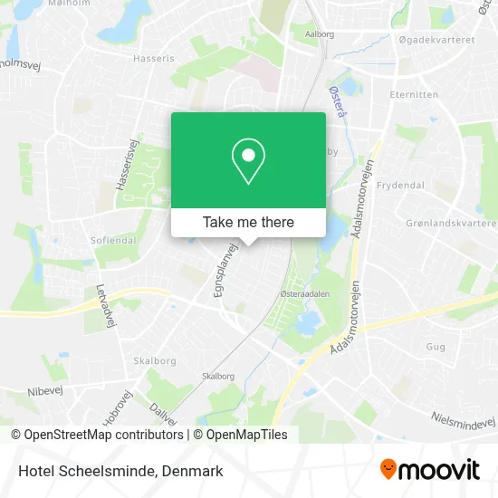 Hotel Scheelsminde map