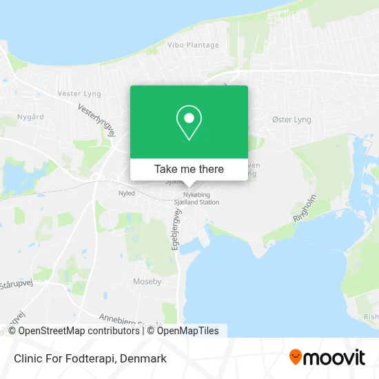 Clinic For Fodterapi map