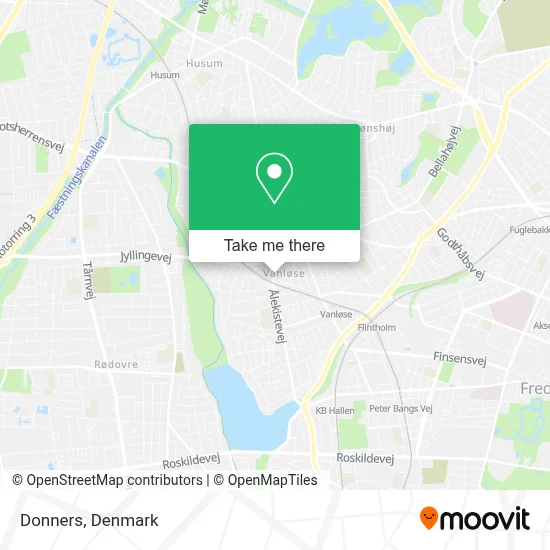 Donners map