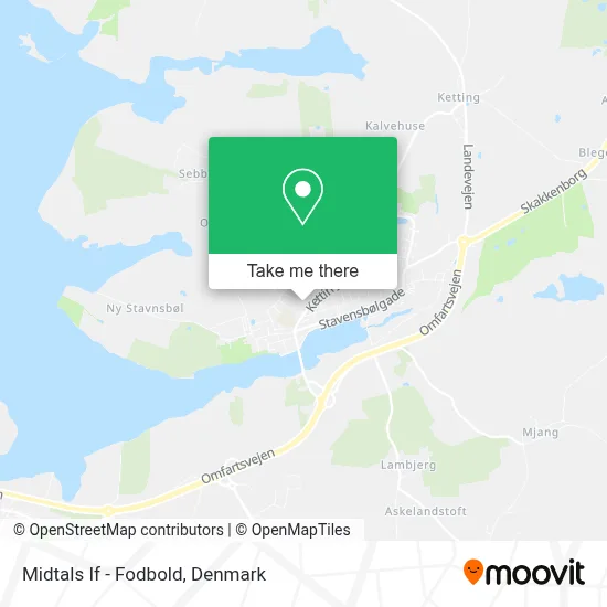 Midtals If - Fodbold map