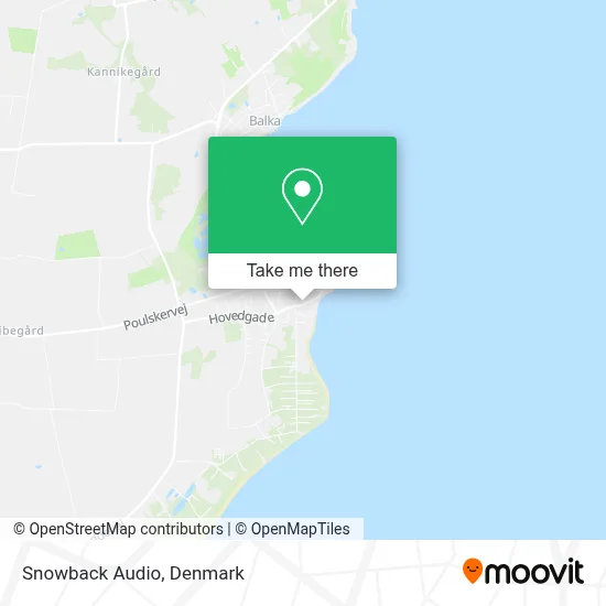 Snowback Audio map