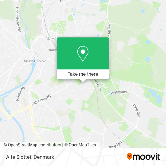 Alfe Slottet map