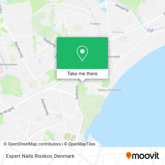 Expert Nails Risskov map