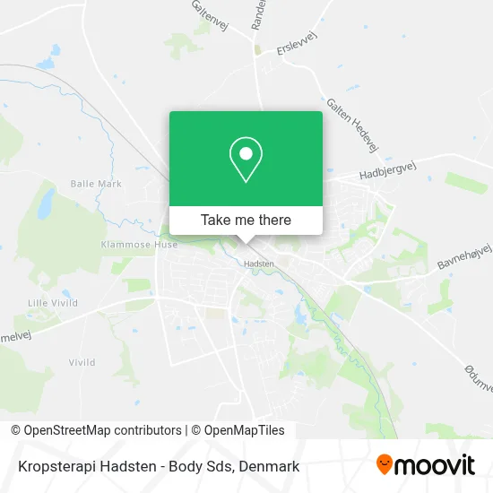 Kropsterapi Hadsten - Body Sds map
