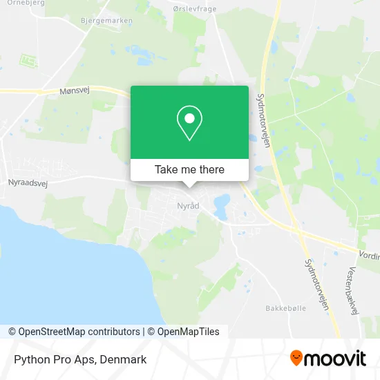 Python Pro Aps map